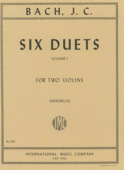 Six Duets Volume 1, 2 violins. 9790220408175