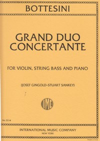 Gran Duo Concertante, for Violin and String Bass. Piano Reduction. 9790220417436