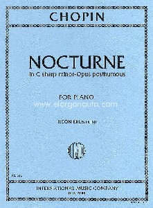 Nocturne C sharp minor op. posth., for piano