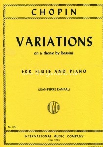 Variations on a Theme by Rossini, for Flute and Piano