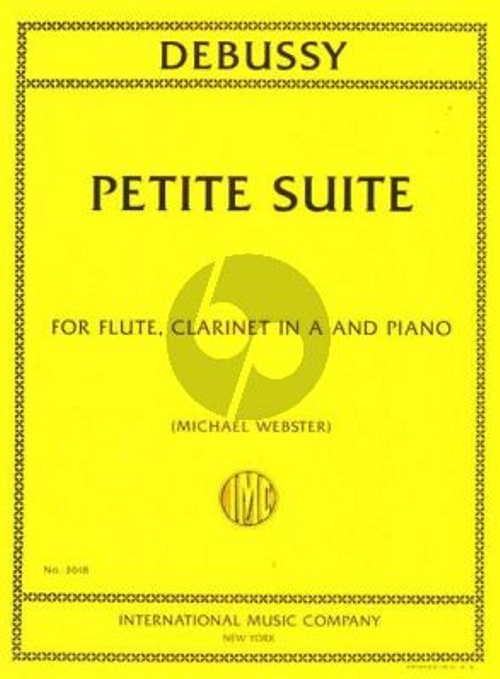 Petite Suite, for flute, clarinet and piano. 9790220427503