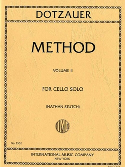 Cello Method Volume 2, for cello