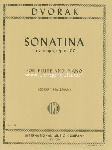 Sonatina G major Op. 100, for Flute and Piano. 9790220424519