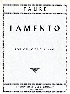 Lamento, for Cello and Piano. 9790220406416