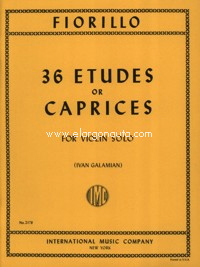 36 Etudes or Caprices, for violin. 9790220417153 36 Etudes or Caprices, for violin. 9790220417153