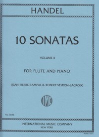 10 Sonatas, for Flute and Piano, vol II. 46624