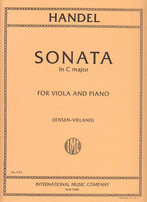 Sonata in C major, for viola and piano