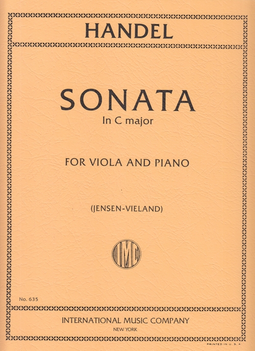 Sonata C major, for viola and piano. 9790220405440