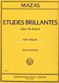 Etudes Brillantes, op.36/2, for Violin. 9790220420627