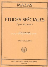 Etudes Speciales op. 36/1, for violin