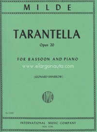 Tarantella op. 20, for Bassoon and Piano
