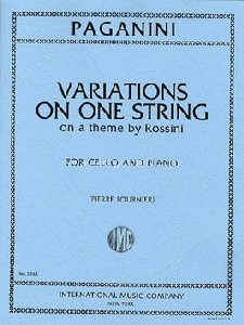 Variations on One String on A, for Cello and Piano. 9790220418457