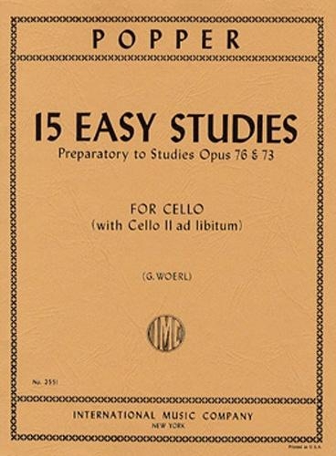 15 Easy Studies, Preparatory to Studies Opus 76 & 73, for Cello and 2. Cello ad libitum. 9790220419867