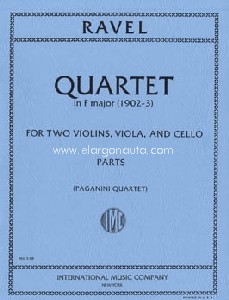 String Quartet F Major, Parts. 9790220404757