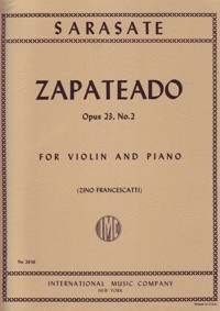 Zapateado, opus 23, No. 2, for Violin and Piano