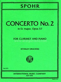 Concerto No. 2. E flat major, for Clarinet and Piano