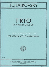 Trio in A minor, Op. 50, for violin, violoncello and piano. 9790220407604