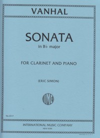 Sonata in Bb major for Clarinet and Piano