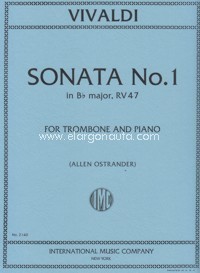 Sonata No.1 in Bb major, RV 47, for Trombone and Piano