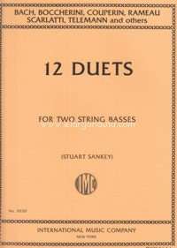 12 Duets, for Two String Basses. 47134