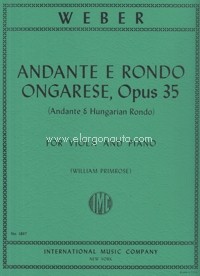 Andante & Rondo Ongarese op. 35, for viola and piano. 9790220414510