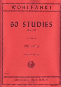 60 Studies op. 45, for Viola, vol. II