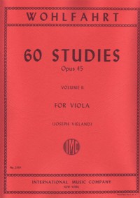 60 Studies op. 45, for Viola, vol. II