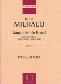 Saudades Do Brasil Op. 67, Piano
