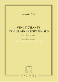 20 Chants Populaires Espagnoles, Vol 2, Chant-Piano