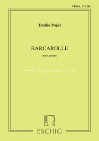 Barcarolle (Pujol 1235) guitare. 9790045029524