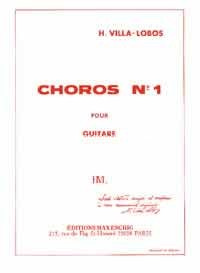 Choros No.1, Guitar. 9790045030773