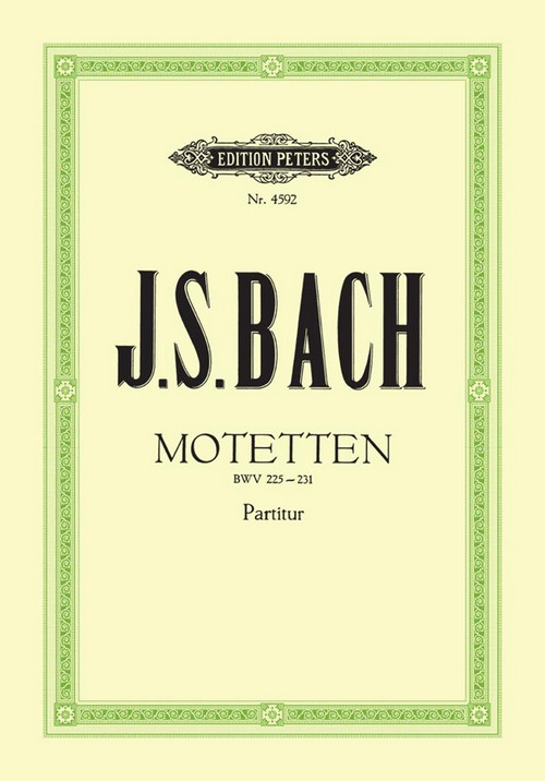 Sämtliche Motetten BWV 225-231. 9790014029975