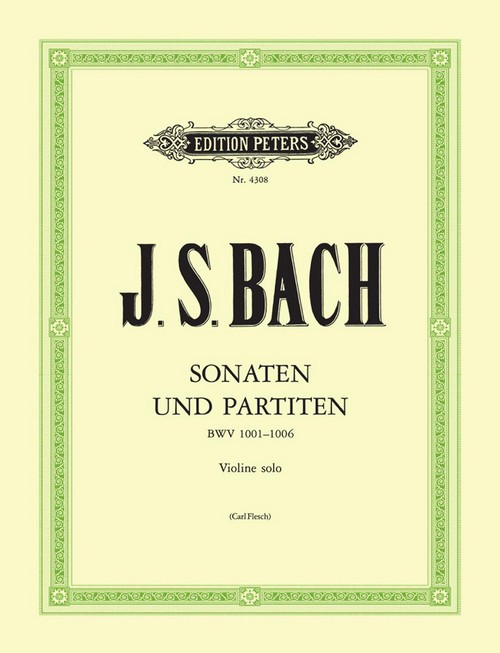 6 Solo Violin Sonatas and Partitas BWV 1001-1006. 9790014022921 6 Solo Violin Sonatas and Partitas BWV 1001-1006. 9790014022921