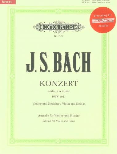 Concert No. 01 in A Major, BWV 1041, Violin and Piano. 9790577081748