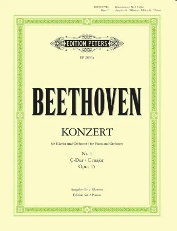 Concerto for Piano and Orchestra No. 1, C major, op. 15, Reduction for 2 Pianos, with Beethoven's Original Cadenzas