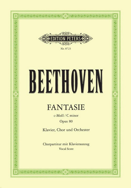 Fantasia in C minor Op. 80, SATB and Accompaniment. 9790014070700
