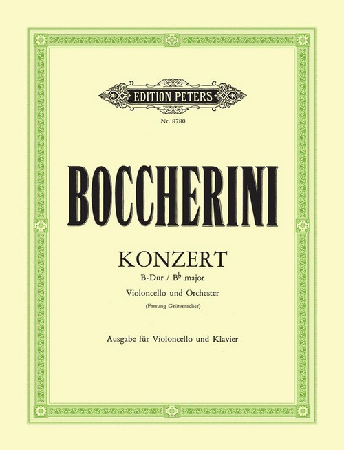 Concerto in B-Dur = Bb major, Cello and Piano. 9790014071141 Concerto in B-Dur = Bb major, Cello and Piano. 9790014071141