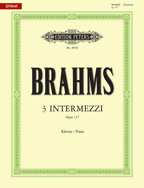 3 Intermezzi Op.117, Piano. 9790014104023