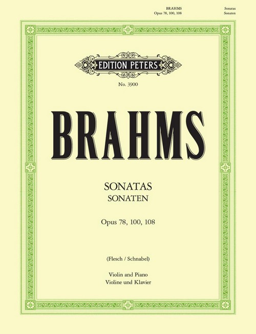 Violin Sonatas Opus 78, 100, 108. Violin and Piano