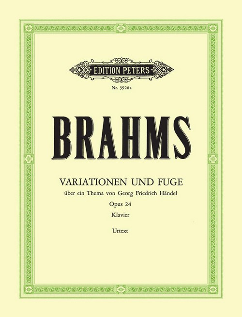 Variationen Und Fuge Op.24, Piano