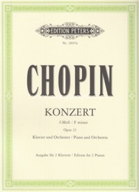 Concerto No. 2 in F minor, op. 21. Piano Reduction