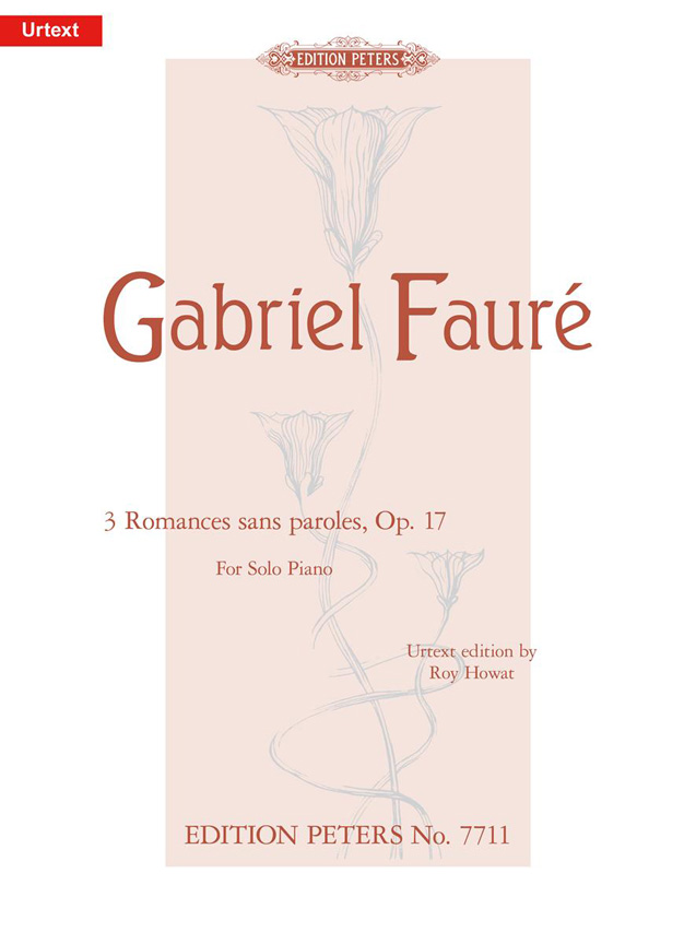 3 Romances sans paroles, Op. 17. Solo Piano. Urtext. 9790577084718