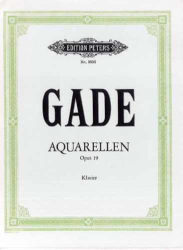 Aquarellen, op. 19, Klavier zu zwei Händen. 48468