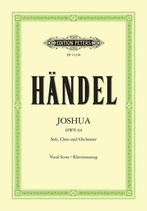 Joshua - German/English Vocal Score, Piano Reduction. 9790014109387