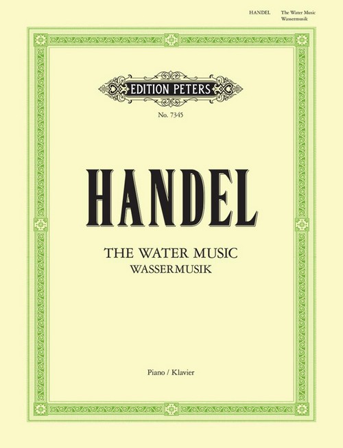 The Water Music, Piano. 9790577080642 The Water Music, Piano. 9790577080642