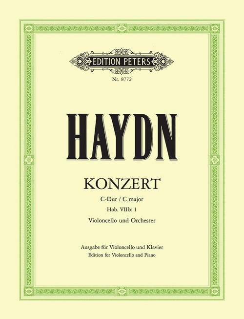 Concerto In C major Hob. VIIb:1, Edition for Violoncello and Piano