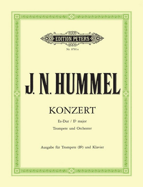 Trumpet Concerto Eb major, Trumpet and Piano. 9790014104269