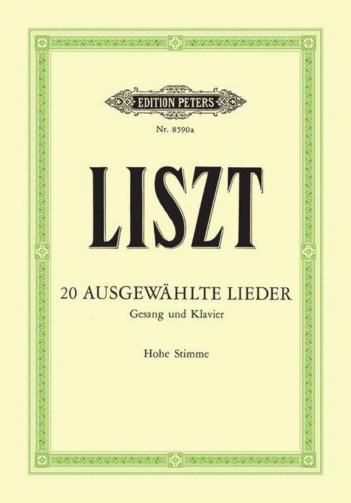 20 Lieder, High Vocal and Piano