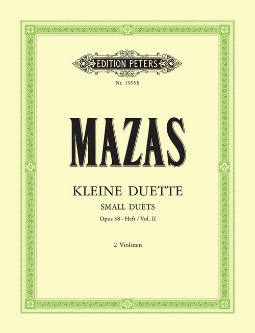 Kleine Duette 2 Op.38, 2 Violins