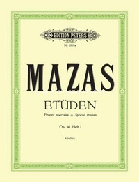 Etüden Op. 36 Heft 1 - Etudes Spéciales: Special Studies, Violin. 9790014008239